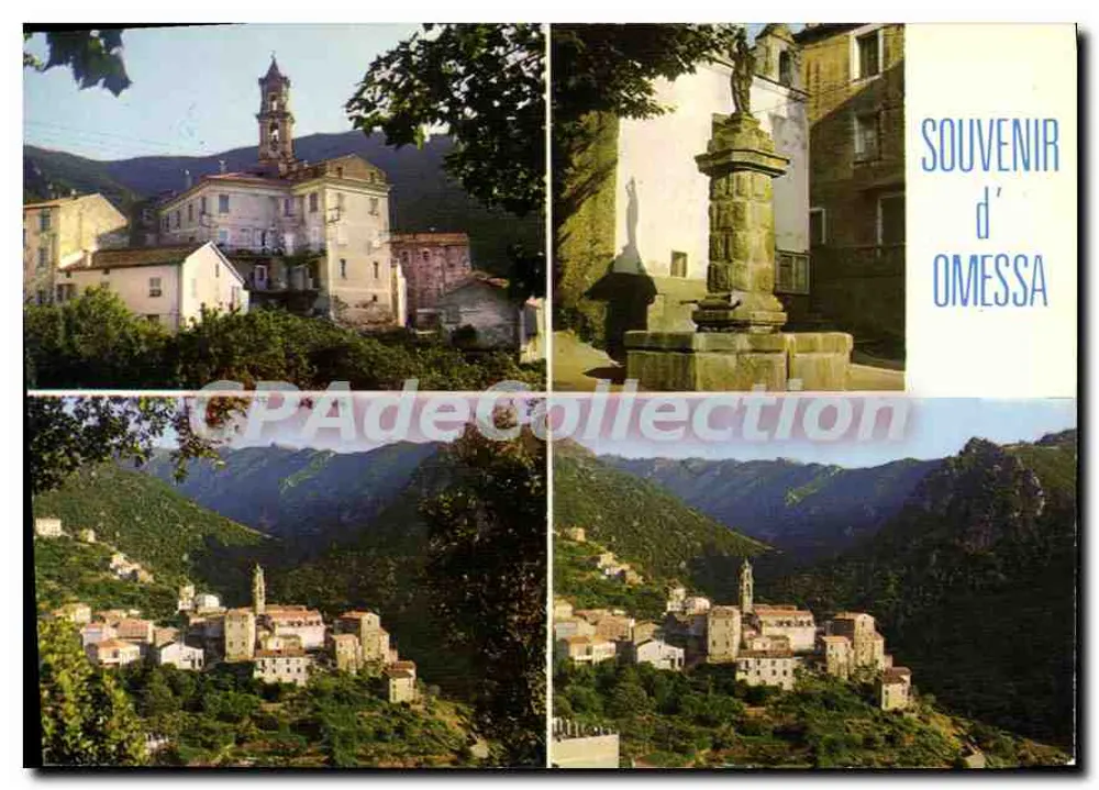 Omessà — Souvenir d'Omessà — Éditions 'La Cigogne' Vitullo - Vorderseite