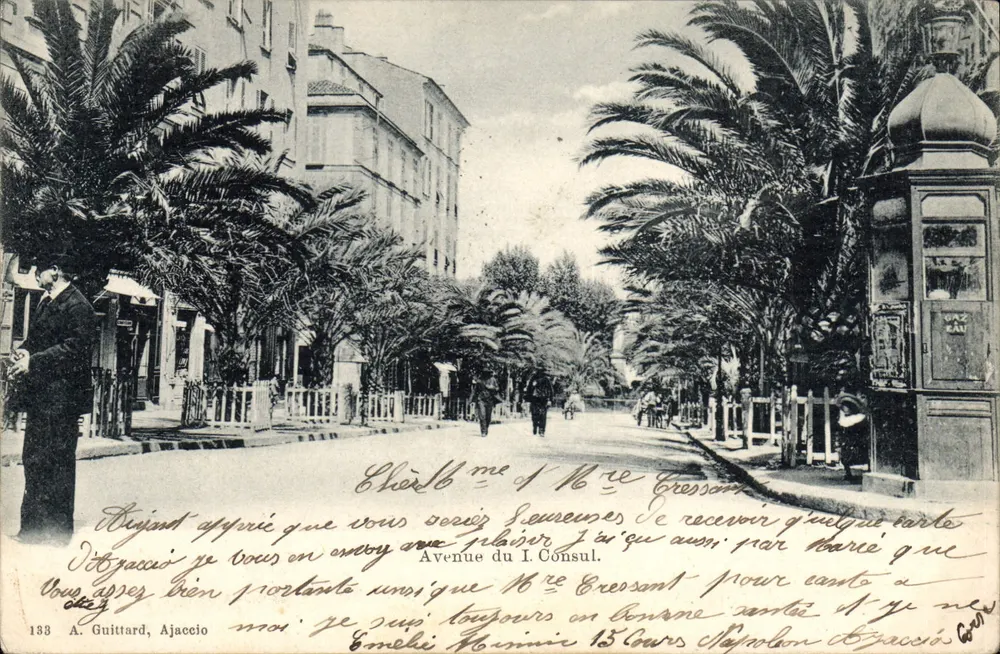 Avenida do Consul — Ajaccio — A. Guittard, n°133 - Frente