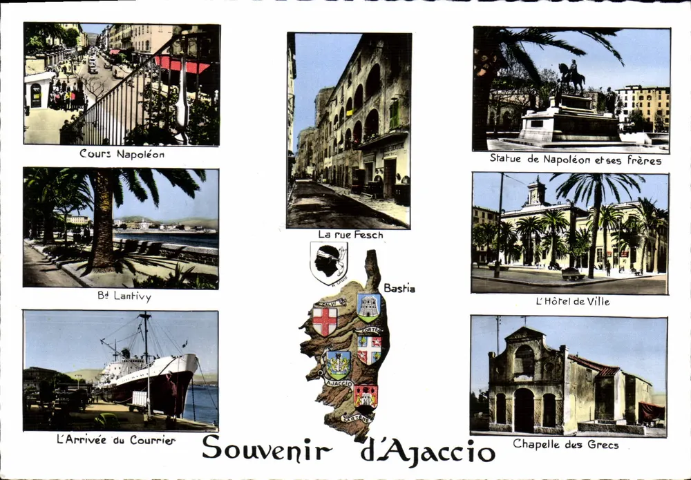 Ajaccio — Verschiedene Aspekte — Editions "La Cigogne" - Vorderseite
