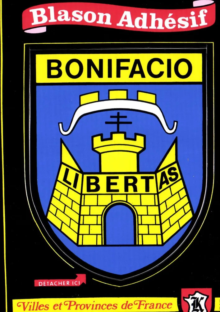 Bonifacio — Klebstiftwappen — KROMA - Vorderseite