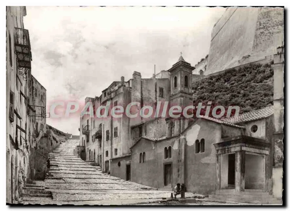 Bonifacio — Treppenstraße — Editions M.-C. Miramont - Vorderseite