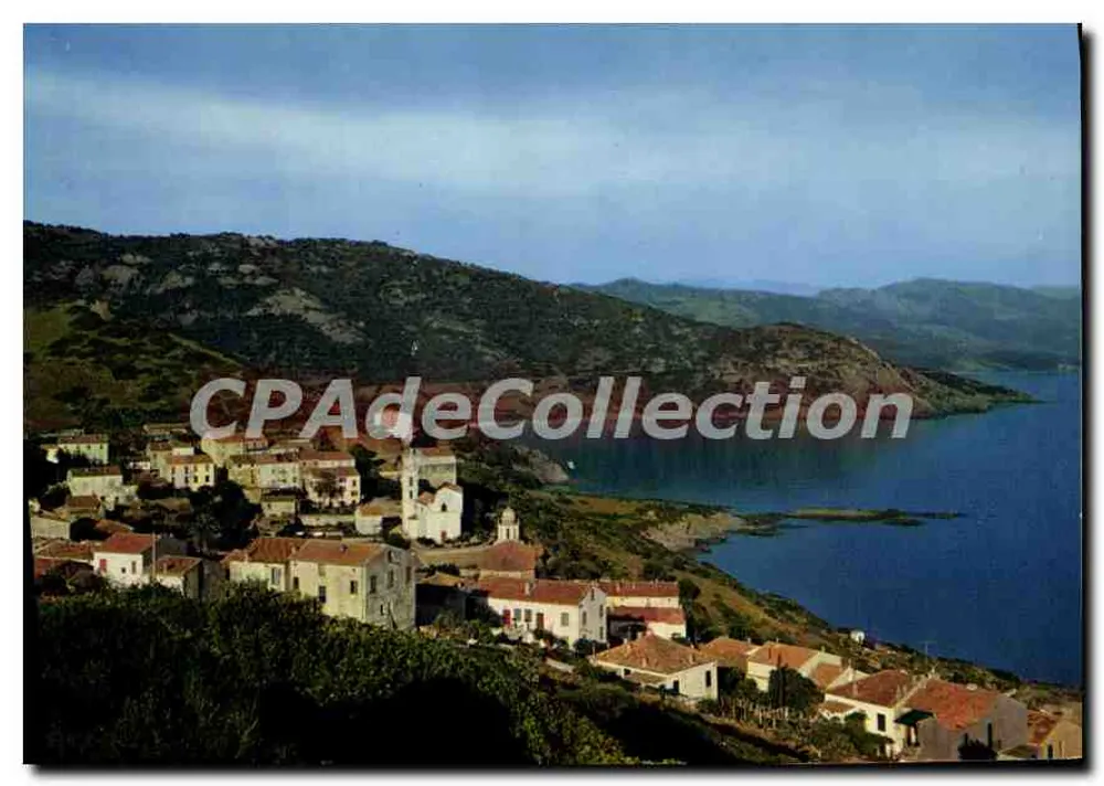 Cargèse — Allgemeiner Blick auf die Stadt — S.A.D. Route du Vittorino, Ajaccio - Vorderseite