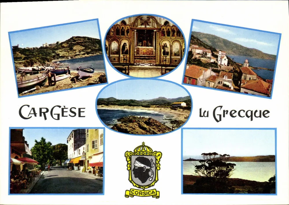 Cargèse — Lu Grecque — S.A.D. Routes du Vistre 20178 Ajaccio - Frente