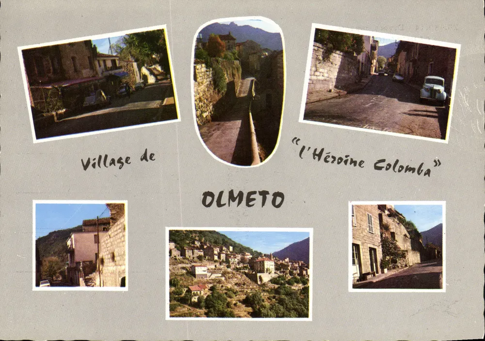 Vila de Olmeto — 'A Heroína Colomba' — Éditions La Cigogne, Ajaccio - Frente
