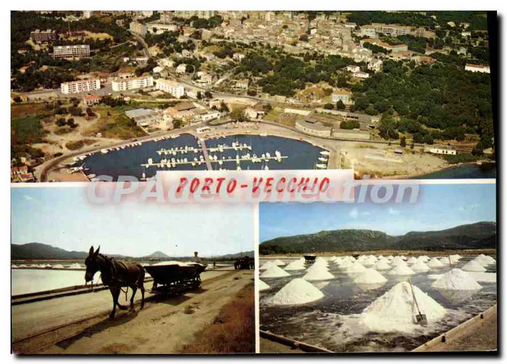 Porto-Vecchio — Allgemeiner Blick und Salzseen — S.A.D. Iris Mexichrome - Vorderseite