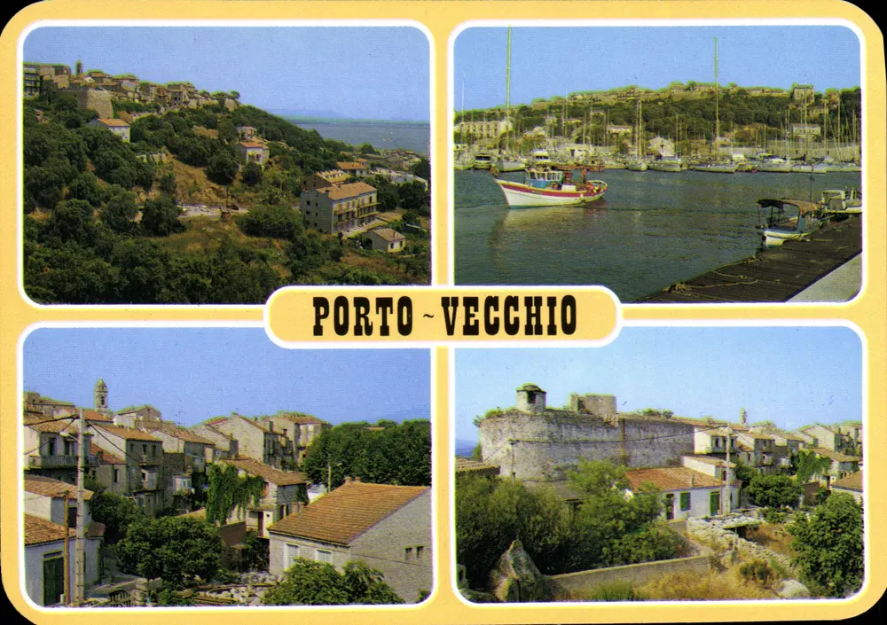 Porto-Vecchio — vista panorâmica e porto — Editor: Images de France - Frente