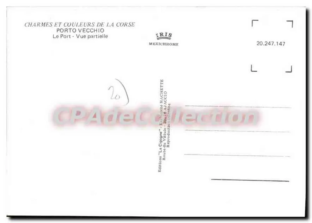 Porto Vecchio — Vista parcial — IRIS MEXICHROME, n° 20.247.147 - Verso