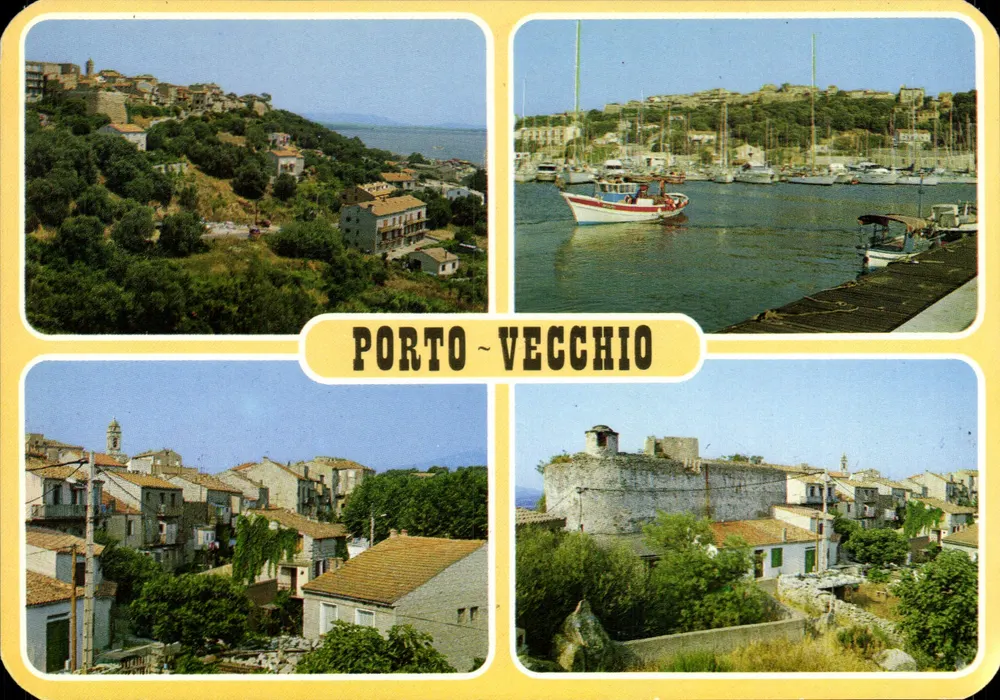 Porto Vecchio — vista panorâmica e porto — editor S.A.D. Ajaccio - Frente