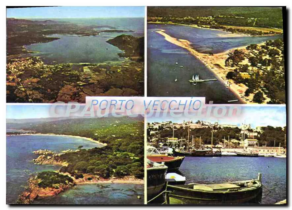 Porto Vecchio — Luftbild und Hafen — Images de France - Vorderseite