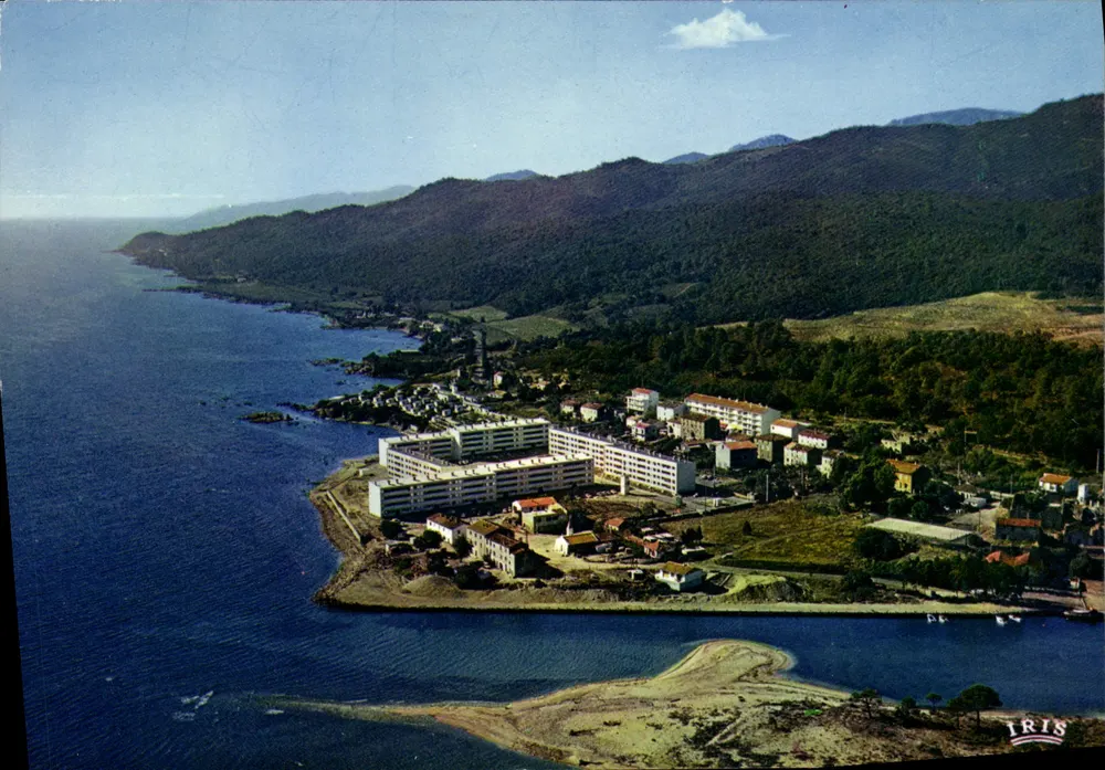 Solenzara (Korsika) — Überblick über den Badeort (Côte des Nacres) — IRIS MEXICHROME - Vorderseite