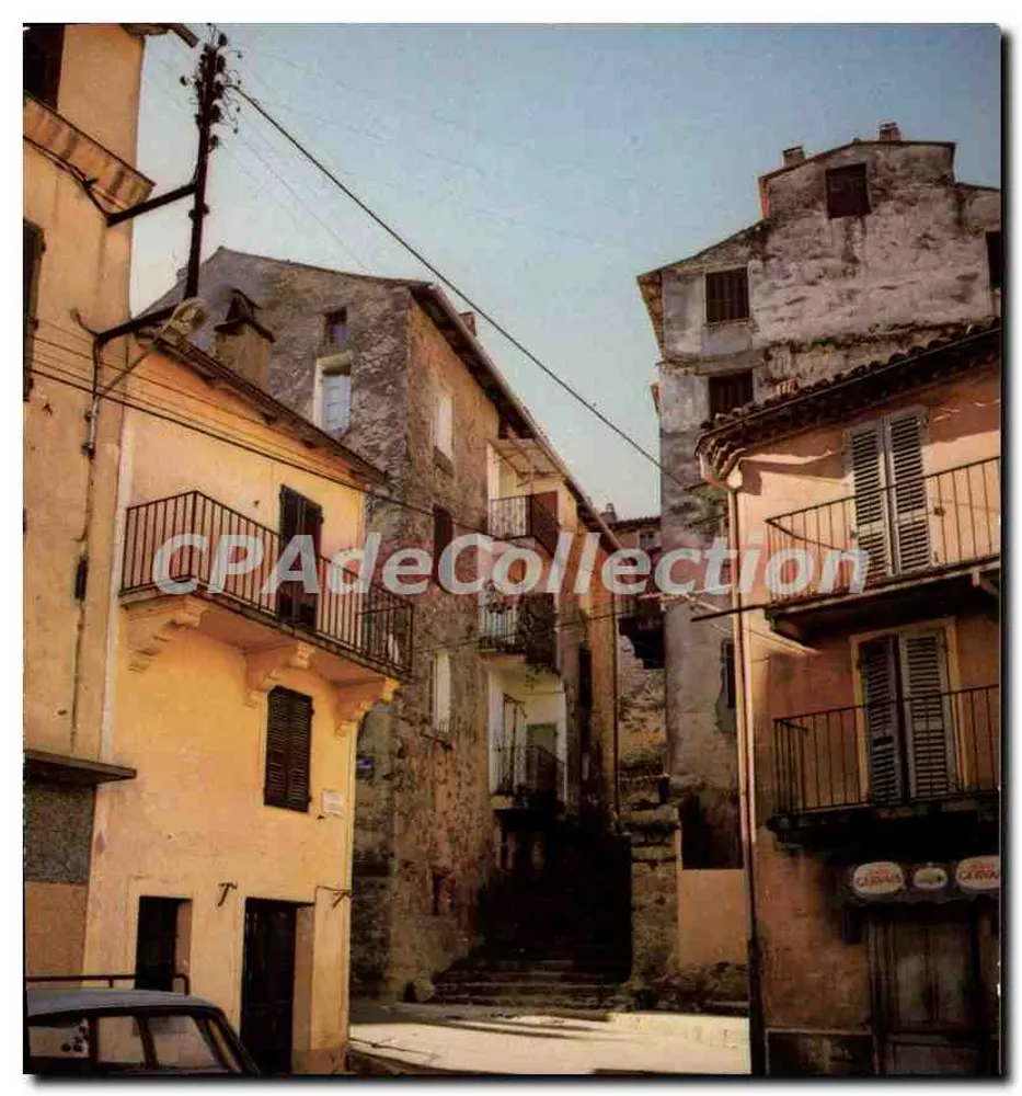 Vico — Corse — Uma velha rua — Edições 'LA CIGONE' n°20.348.109 - Frente