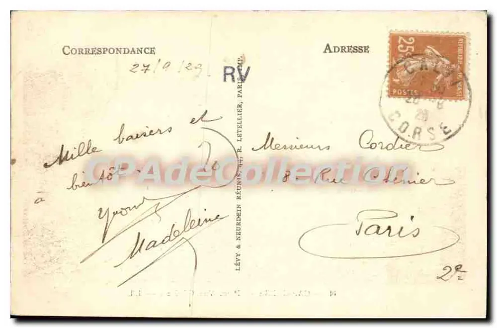 Pino — Vista Geral — L.L. — CAP-CORSE - Verso