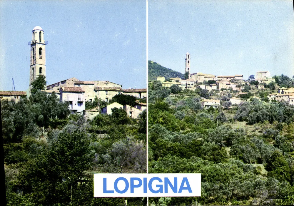 Lopigna — Vista parcial e geral — Éditions La Cogne - Frente