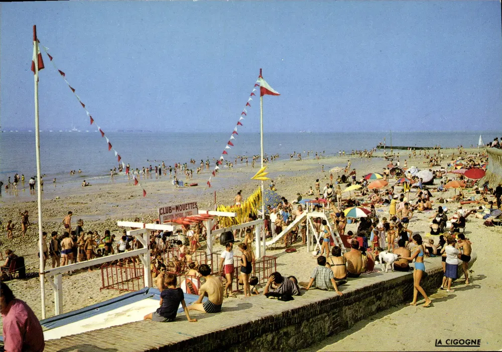 La Cigogne — animowana plaża — wydawca La Cigogne - Awers