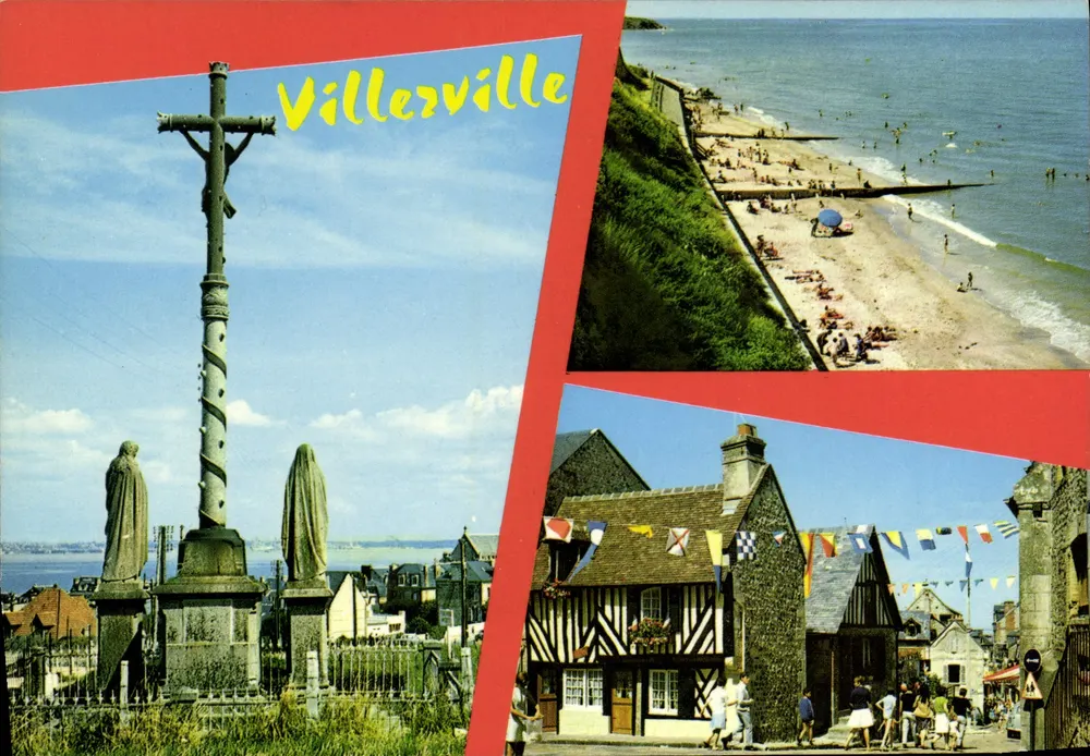 Villerville — Allgemeiner Blick, Kreuzweg und Strand — Éditions 'La Giroune' Hachette - Vorderseite