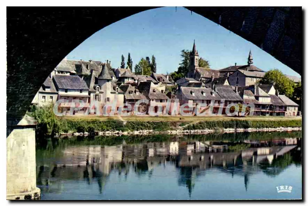 Argentat (Corrèze) — Alte Häuser am Ufer der Dordogne — Editions Diplôme, Limoges - Vorderseite