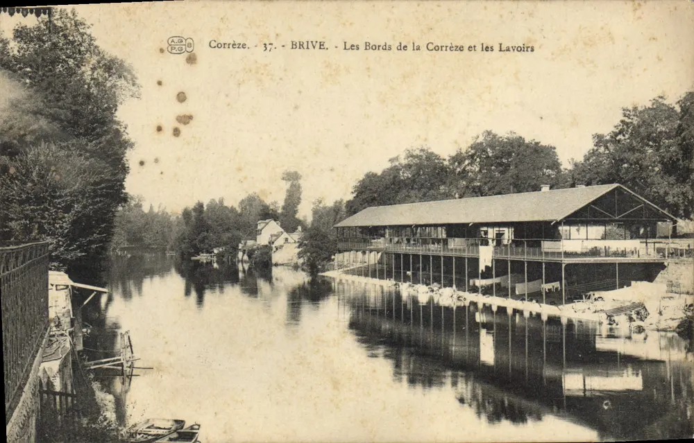 Brive — Die Ufer der Corrèze und die Lavoirs — A.G. P.G. Verlag - Vorderseite