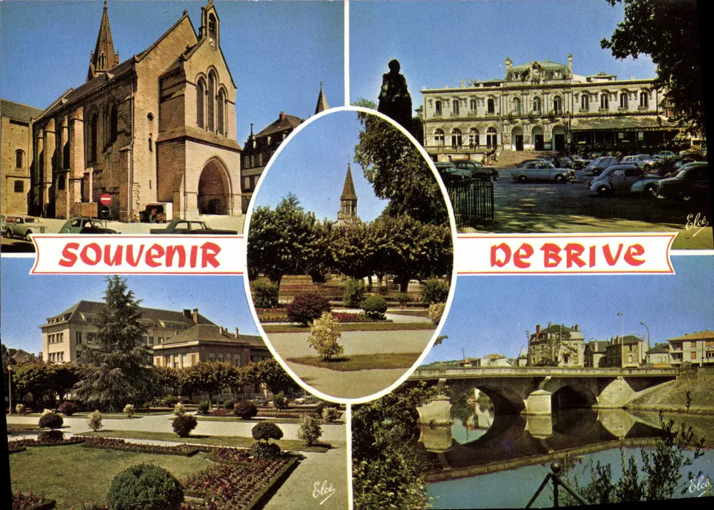 Brive-la-Gaillarde — panoramische voorstelling — Élécécoler, n°19 - Voorkant