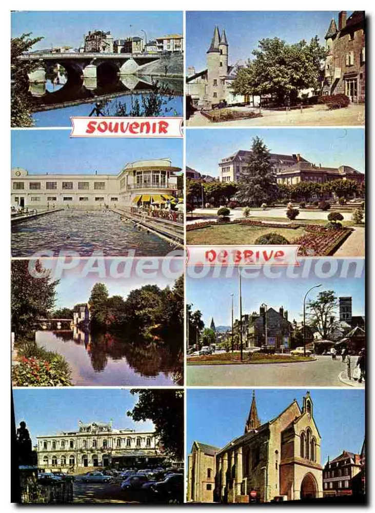 Brive-la-Gaillarde — Souvenir — Élécécolle - Recto
