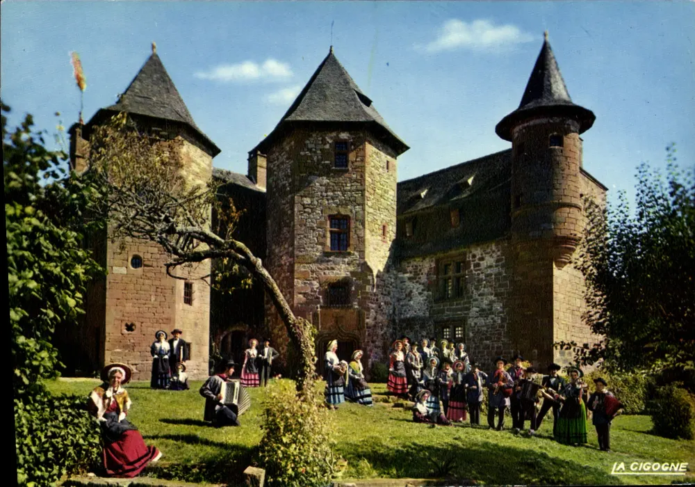 Castelo de Brive — Folclore limousin — A Cegonha - Frente