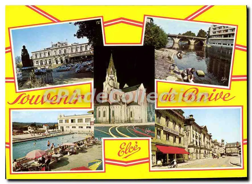 Brive-la-Gaillarde — Panoramablick — Élécé, N° 2004 - Vorderseite