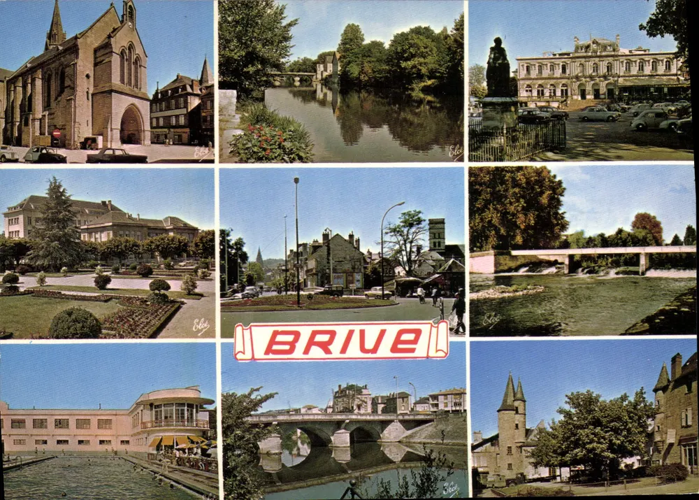 Brive (Corrèze) — Panoramablick — Élécoeurs Naturelles, Nr. 19 - Vorderseite