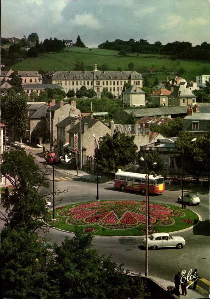 Der Kreisverkehr am Cardinal Bridge — Brive (19) — Verlag Elcée - Vorderseite