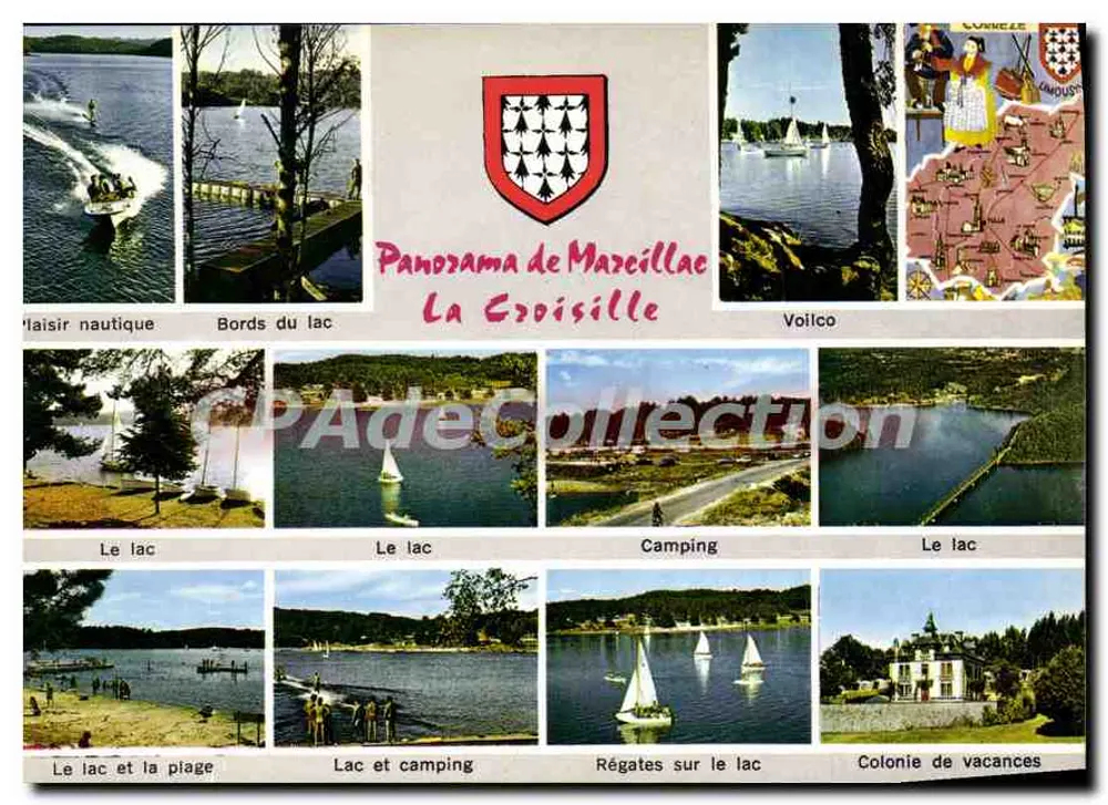 Panorama de Marcillac-la-Croisille — Corrèze — Edições Larrieu - Frente