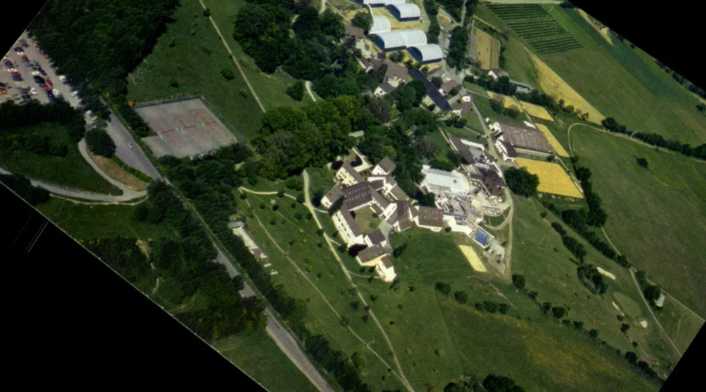 Pompadour (Corrèze) — Luftbild des Club Méditerranée — S.A.D. Imprimerie de l'Horloge, Vichy - Vorderseite