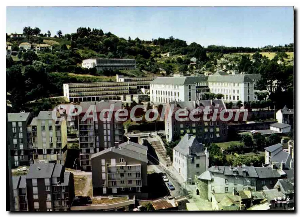 Tulle (Corrèze) — Lycée Edmond Perrier und Residenz Clémenceau — IRIS - Vorderseite
