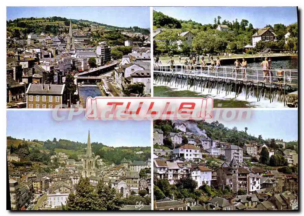 तुल्ले — शहर का व्यापक दृश्य और तैराकी — प्रकाशक एली, संख्या 2066 - आगे
