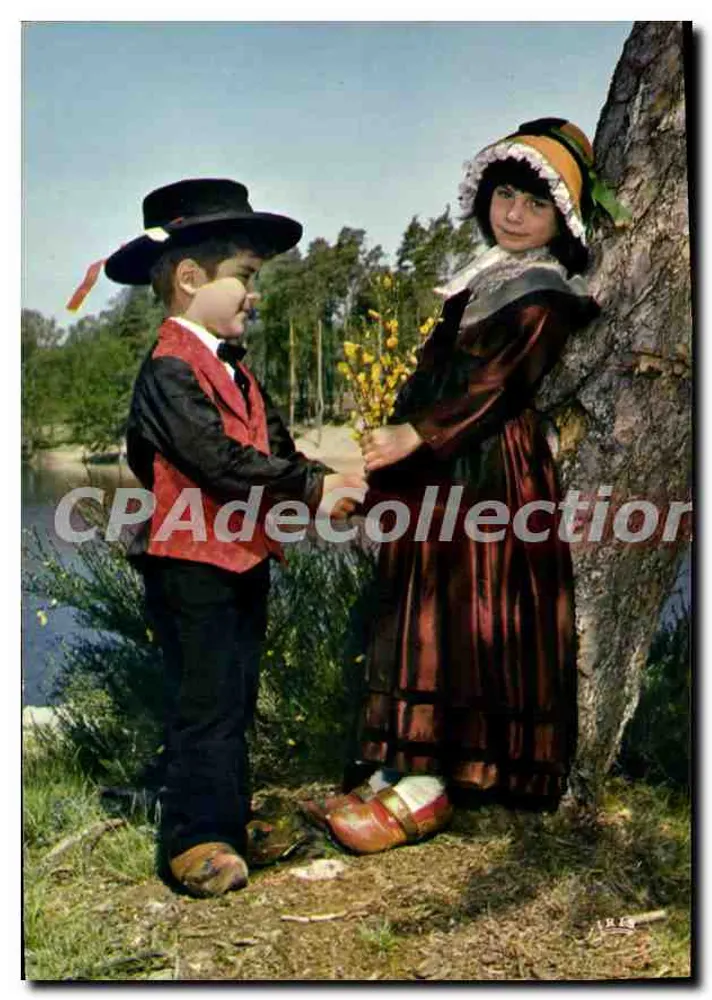 Kinder in Volkskostümen — Am Ufer des Sees — IRIS, n°9 - Vorderseite
