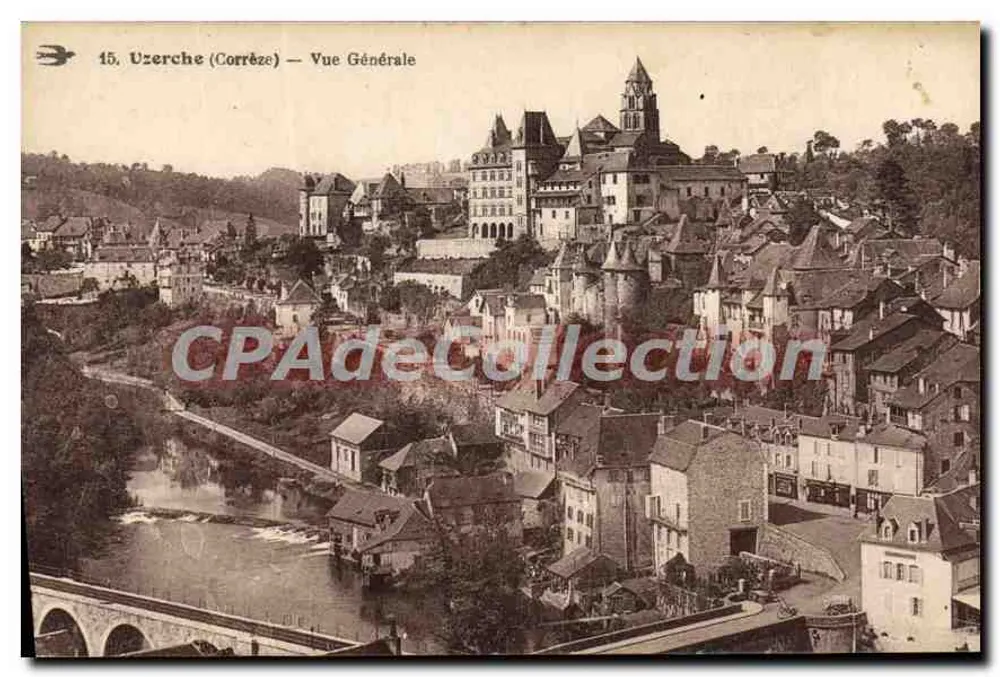 Uzerche (Corrèze) — Vista Geral — Editor não identificado, n° 15 - Frente