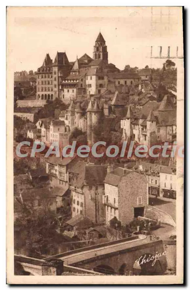 Uzerche (Corrèze) — Schloss Pontlier, Kirche und Hochschule — Théojac - Vorderseite