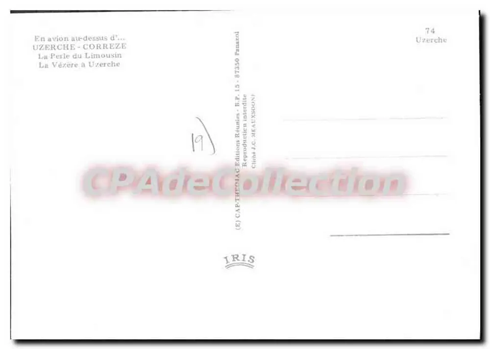 Uzerche - A Pérola do Limousin — Éditions Riveles, n°74 - Verso