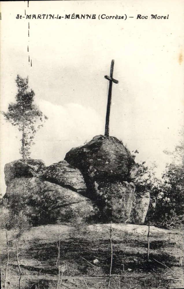 St-MARTIN-la-MÉANNE (Corrèze) — Roc Morel - Frente