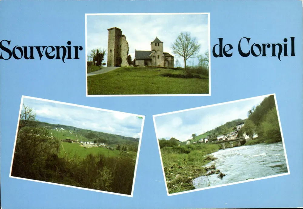 Cornil — Erinnerung an Cornil — Vintage Postcard/Antike Ansichtskarte - Vorderseite