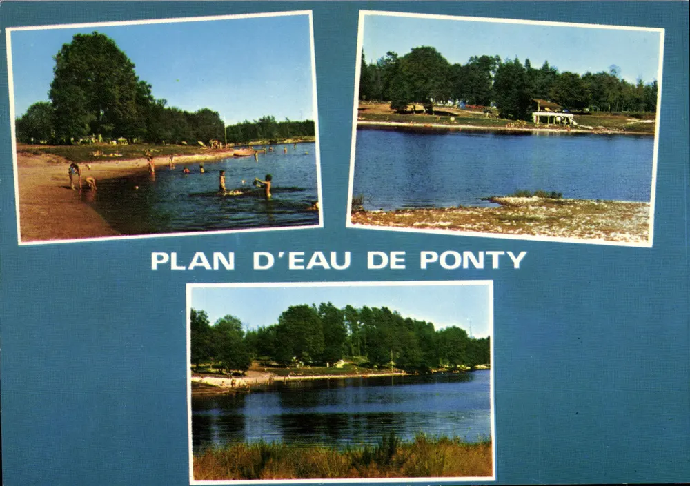 Plano d'água de Ponty — Ao redor de Ussel (Corrèze) — CPAdeCollection n°37 - Frente