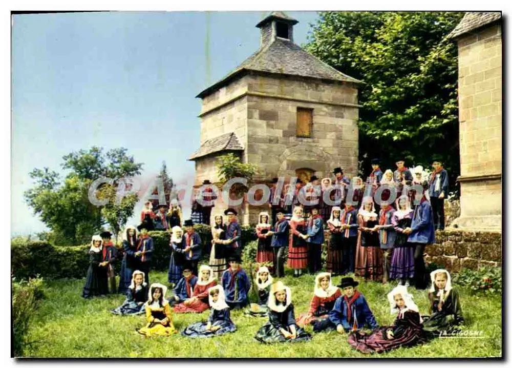 Die Pastoureaux der Couze-Tal — In Corrèze — Editions 'La Cigogne' Vichy - Vorderseite