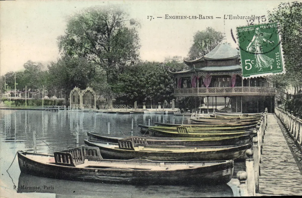 Enghien-les-Bains — A Embarcação — P. Marmuse, Paris, n°17 - Frente