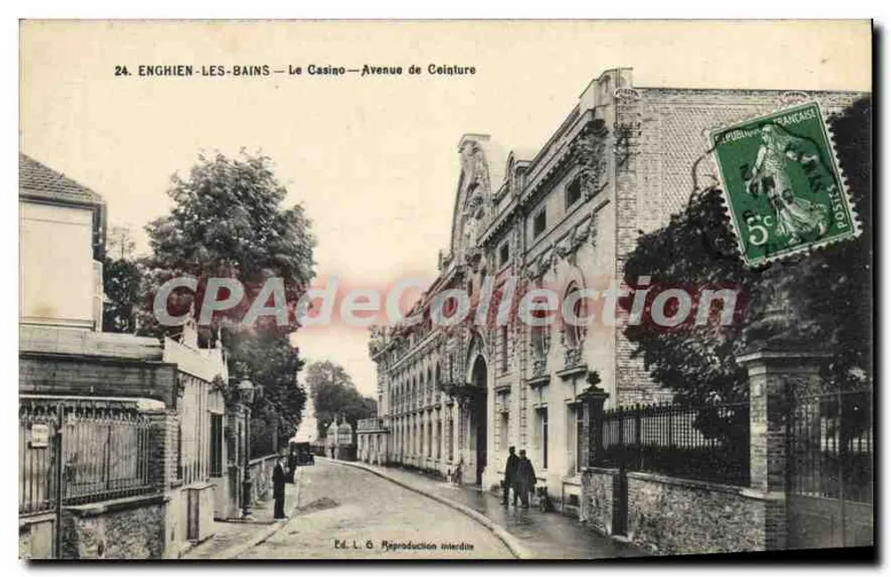 Enghien-les-Bains — Das Casino — Avenue de Coënture — Verlag L. 6 - Vorderseite
