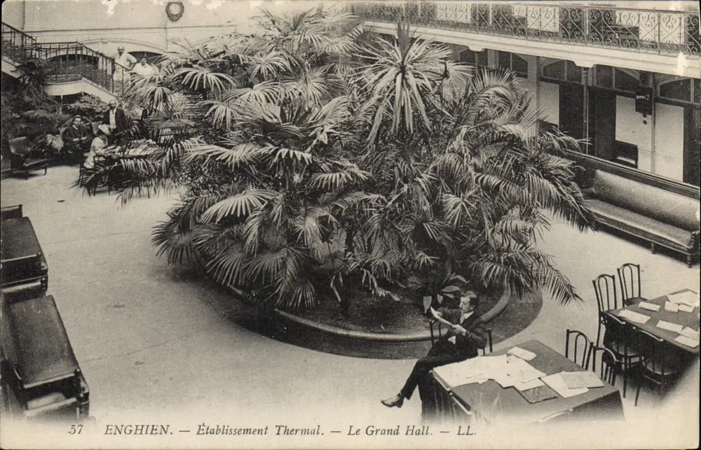 Enghien — Thermalbad — Der Große Saal — LL - Vorderseite