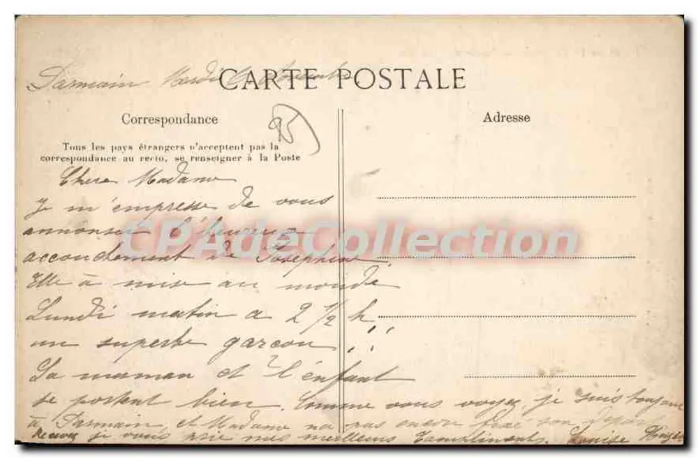 Forêt de l'Isle-Adam — Table de Cassan — Wyd. P. Béchamp, Reims - Rewers