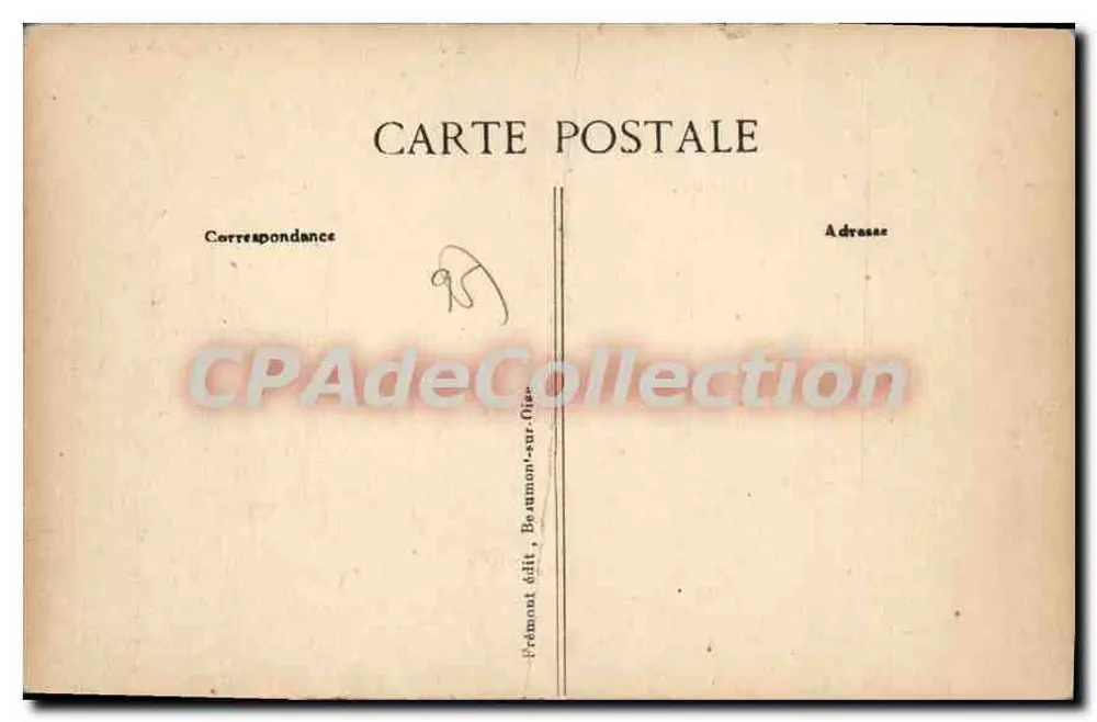 Isle-Adam — La Faisanderie — Lado Sul - Verso