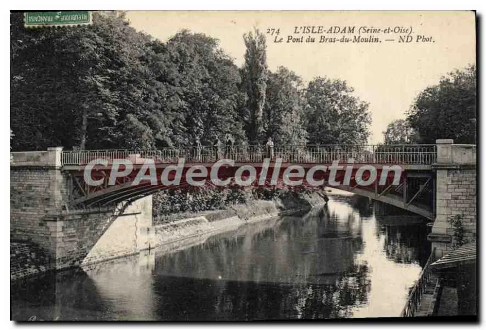 L'ISLE-ADAM (Seine-et-Oise) — O Ponte do Bras-du-Moulin — ND Pbot. - Frente