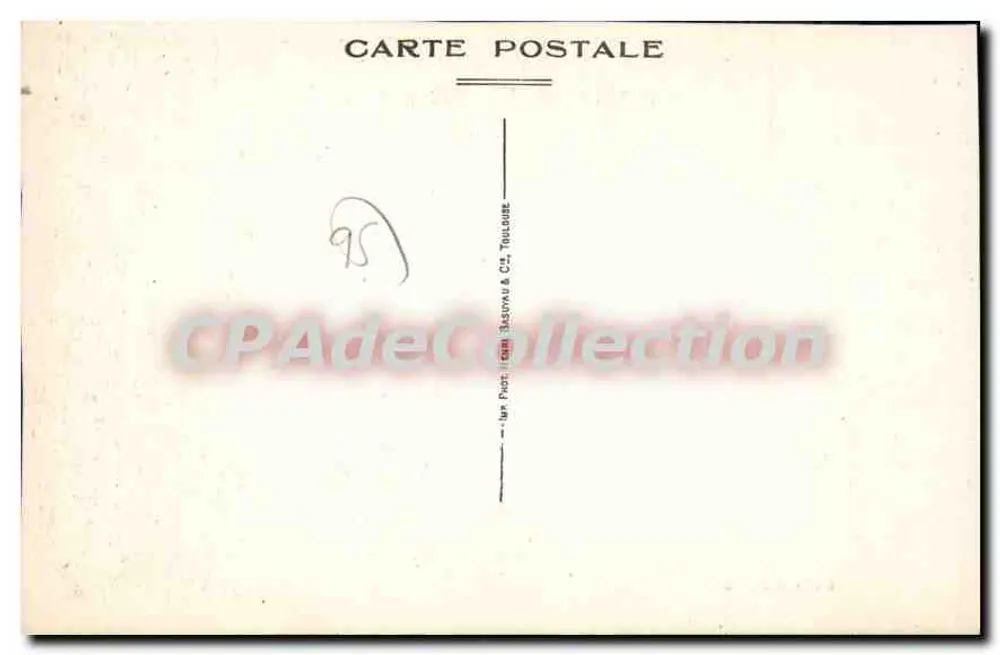 L'Isle-Adam — Ein Arm der Oise und der Pont du Cabouillet — Verlag Briard, Buchhändler - Rückseite