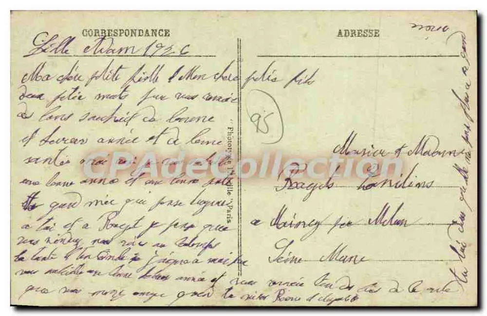 L'Isle-Adam - Castelo de Stors — Fot. G. Olivier, n°50 - Verso