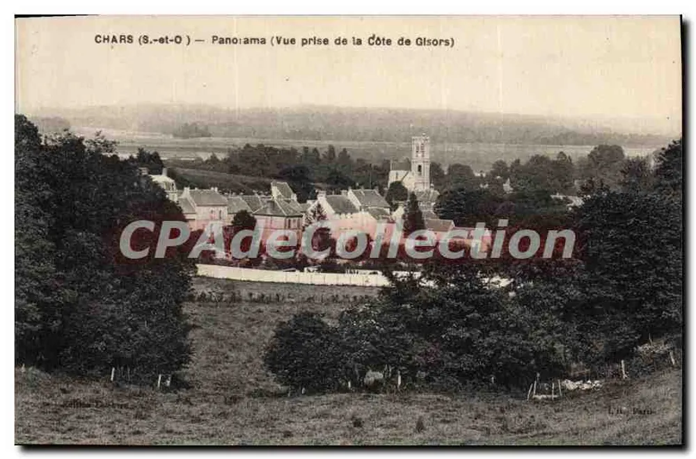 Chars (S.-et-O) — Panorama (Ansicht vom Côte de Gisors) — L. J. Paris - Vorderseite