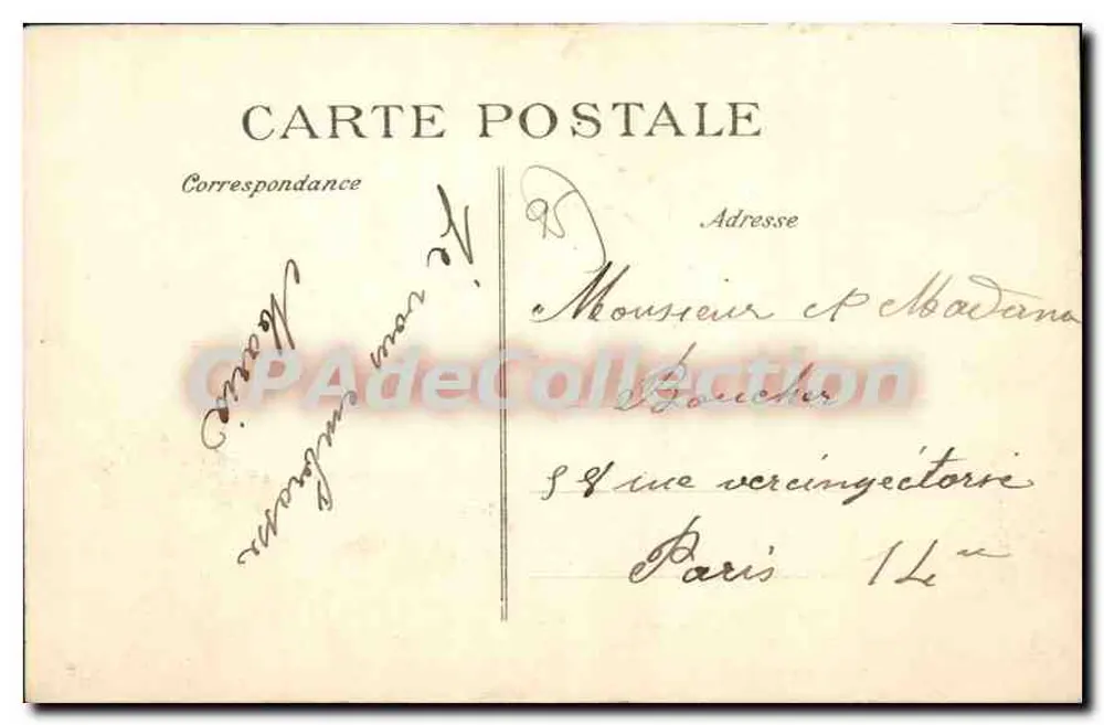 Valmondois — La Montée des Friches — Éditeur : Valmondois, n° de série non visible - Rückseite