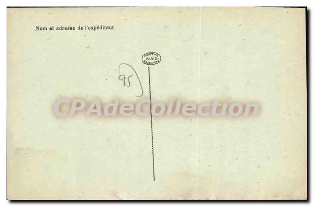 Beaumont-s/Oise — Gedenkstein für die Toten des Ersten Weltkriegs — Verlag Modern' Galeries Beaumont - Rückseite